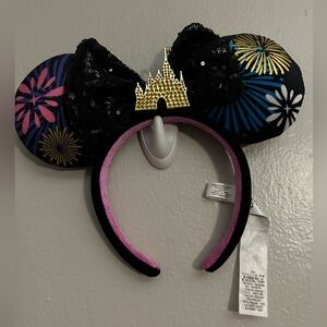 Disney Fireworks Minnie Ears Headband